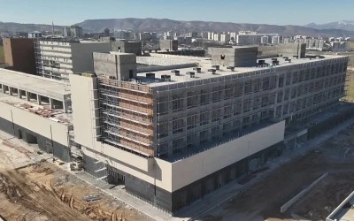 Siirt'te hızla y&uuml;kselen "akıllı hastane"de sona gelindi