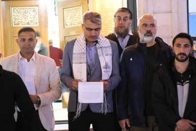Siirt'te İsrail g&uuml;&ccedil;lerinin K&uuml;resel Sumud Filosu'na saldırısına tepki g&ouml;sterildi