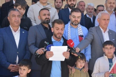 Siirt'te İsrail'in K&uuml;resel Sumud Filosu'na saldırısı kınandı