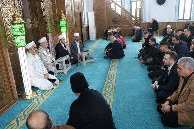 Siirt'te Kahramanmaraş merkezli depremlerde yaşamını yitirenler i&ccedil;in mevlit okutuldu