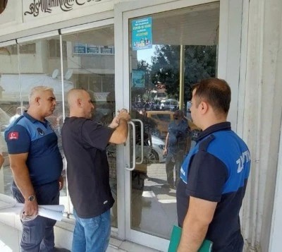 Siirt’te Kaldırım İşgali Yapan İşyerine Kapatma Cezası