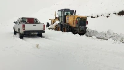 Siirt'te kar nedeniyle 4 yerleşim yerinin yolu ulaşıma kapandı