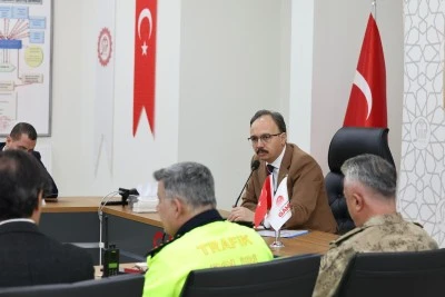 Siirt'te karla m&uuml;cadele koordinasyon toplantısı yapıldı