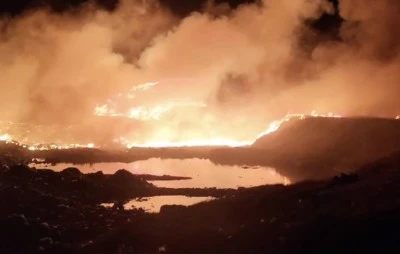 Siirt'te katı atık depolama tesisinde &ccedil;ıkan yangın s&ouml;nd&uuml;r&uuml;ld&uuml;