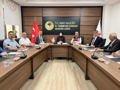 Siirt'te kuraklığa karşı alınacak tedbirler g&ouml;r&uuml;ş&uuml;ld&uuml;