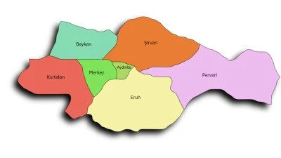Siirt&rsquo;te N&uuml;fusu En &Ccedil;ok Gerileyen İl&ccedil;eler A&ccedil;ıklandı