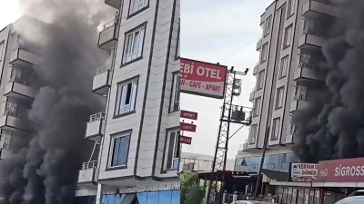 Siirt&rsquo;te Otel Yangını: Ekipler Olay Yerine Sevk Edildi