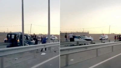 Siirt’te Otomobil ile Hafif Ticari Araç Çarpıştı: 1 Yaralı