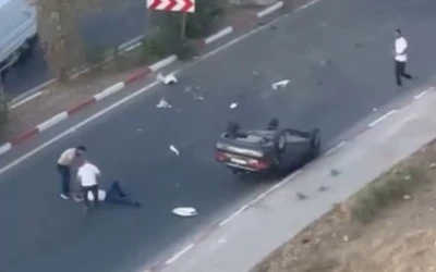 Siirt’te Otomobil Takla Attı, Sürücü Yaralandı