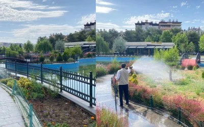 Siirt'te Parklar ve Sosyal Alanlar Yenileniyor