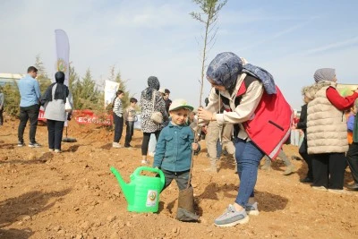 Siirt'te &quot;Milli Ağaçlandırma Günü&quot; dolayısıyla fidan dikimi yapıldı