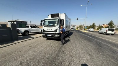 Siirt’te sebze ve meyve taşıyan araçlara denetim