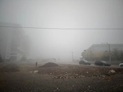 Siirt’te Sis Etkili Oldu