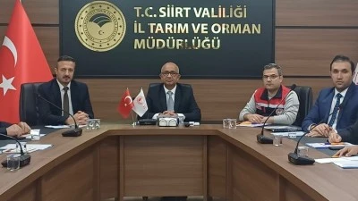 Siirt&rsquo;te Tarımda Su Kaynaklarını Koruyacak &Uuml;retim Modeli Masaya Yatırıldı