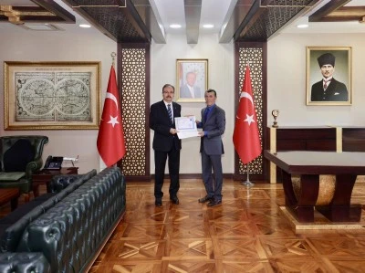 Siirt’te tayini çıkan müdürden veda ziyareti