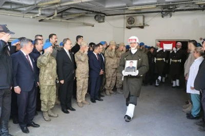 Siirt'te Trafik Kazasında Hayatını Kaybeden Astsubay Mücahit Beyhan, Memleketine Uğurlandı