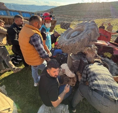 Siirt&rsquo;te Trakt&ouml;r Kazasında 2 Kişi Hayatını Kaybetti
