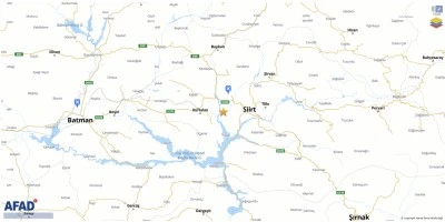 Siirt&rsquo;te ufak &ccedil;aplı deprem meydana geldi