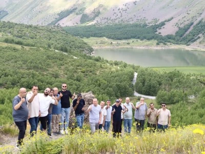 Siirt'ten Bitlis'e k&uuml;lt&uuml;r yolculuğu: Nemrut Krater G&ouml;l&uuml;, Tatvan ve Ahlat'ı gezdiler