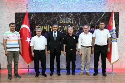 Siirt &Uuml;niversitesi Y&ouml;netiminden Emniyet M&uuml;d&uuml;r&uuml; &Ouml;zdemir'e Hayırlı Olsun Ziyareti