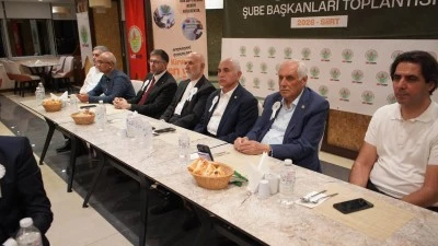 Siirt Vakfı Şube Başkanları Toplantısı Siirt&rsquo;te ger&ccedil;ekleştirildi