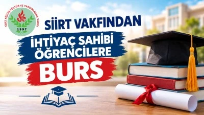 Siirt Vakfından ihtiya&ccedil; sahibi &ouml;ğrencilere burs