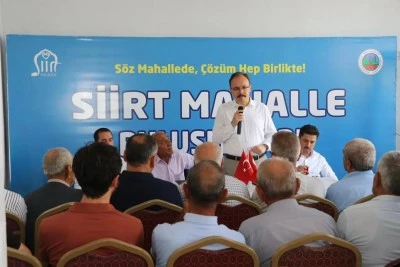 Siirt Valisi Kemal Kızılkaya Halanze Mahallesi Sakinleriyle Buluştu