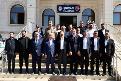 Siirt Valisi Kızılkaya&rsquo;dan Yeni Belediye Başkanına Ziyaret
