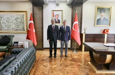Siirt Valisi Kızılkaya, Yeni Atanan M&uuml;d&uuml;r&uuml; Kabul Etti