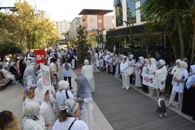 Siirt ve çevre illerde &quot;Gazze İçin Sessiz Çığlık&quot; etkinliği yapıldı