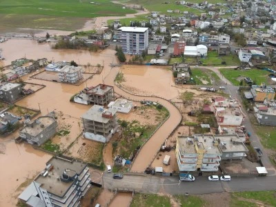 Siirt ve Kurtalan&rsquo;da sel sonrası &ccedil;alışmalar s&uuml;r&uuml;yor