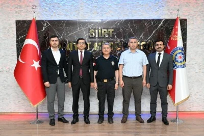 Siirt Yargı Mensuplarından Emniyet M&uuml;d&uuml;r&uuml; &Ouml;zdemir'e Ziyaret