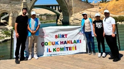 Siirtli &ccedil;ocuklar iklim i&ccedil;in pedal &ccedil;evirdi