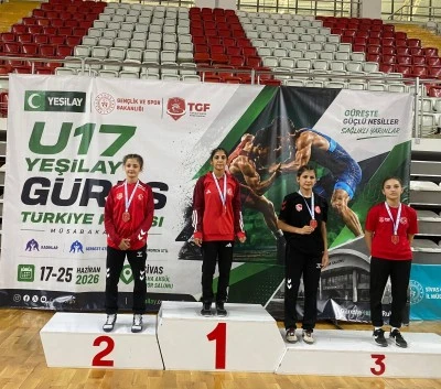 Siirtli G&uuml;reş&ccedil;i Mercan Nas T&uuml;rkiye İkincisi Oldu! U17 Kadınlar G&uuml;reş Şampiyonası'nda B&uuml;y&uuml;k Başarı