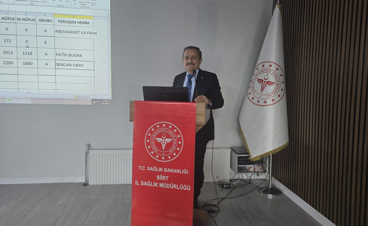 Siirt'te Aile Hekimliği Ek Yerleştirme Kurası Sonuçlandı