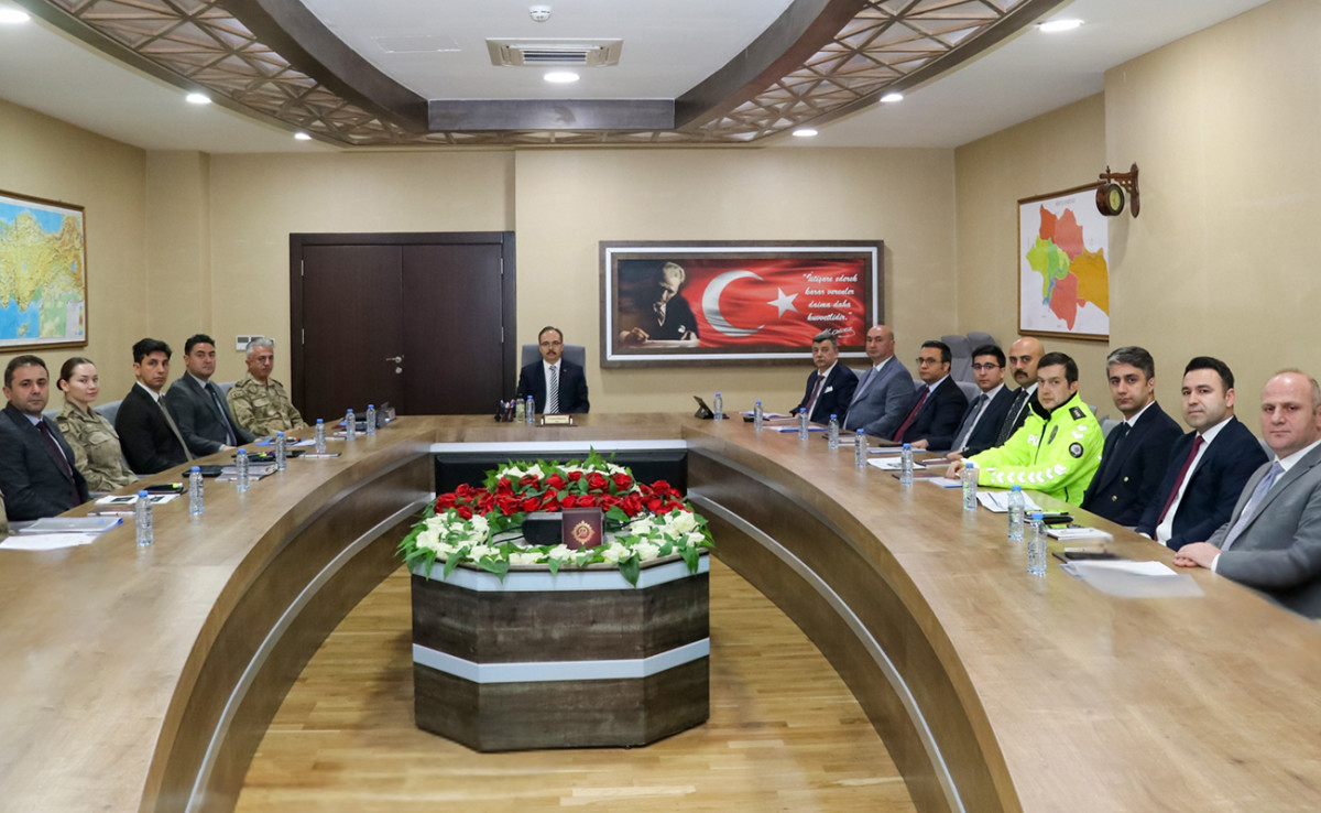 Siirt’te Güvenlik ve Asayiş Toplantısı