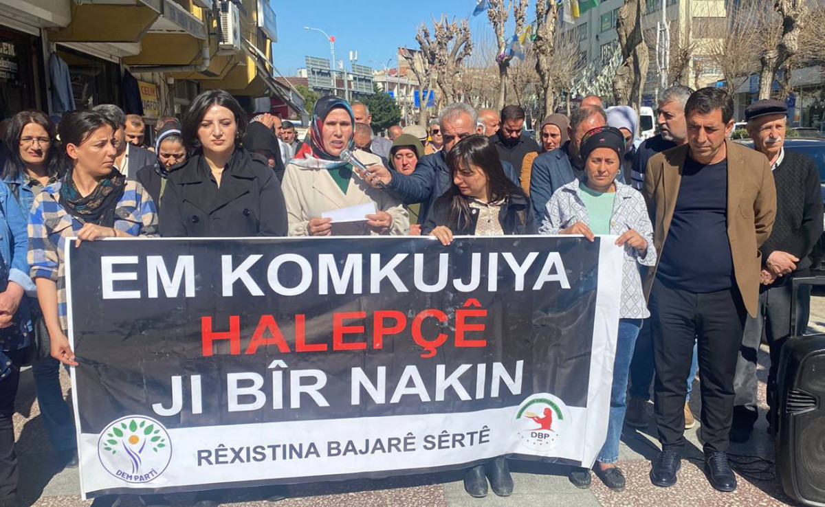 Siirt’te Katliam Protesto Edildi