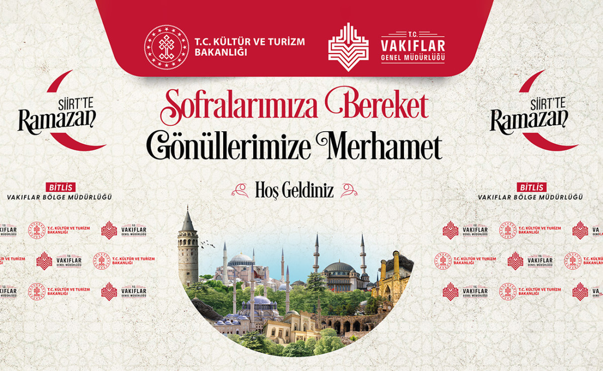 Siirt’te Vakıflar Genel Müdürlüğü İftar Sofraları Kuruyor