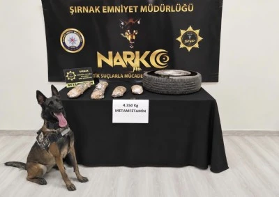 Şırnak'ta 4 kilo 350 gram sentetik uyuşturucu ele ge&ccedil;irildi