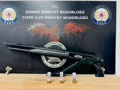 Şırnak'ta bir eve pompalı tüfekle ateş açan şüpheli yakalandı
