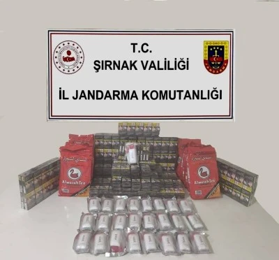 Şırnak'ta kaçakçılık operasyonlarında 13 kişi hakkında işlem yapıldı