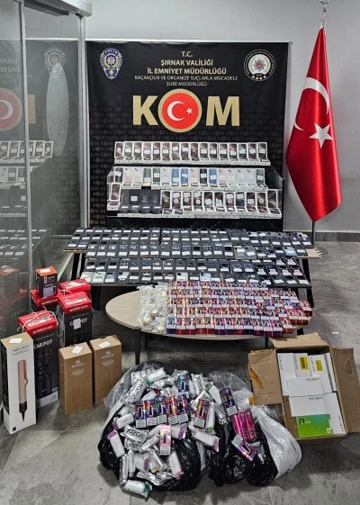 Şırnak'ta kaçakçılık operasyonlarında 43 şüpheli hakkında işlem yapıldı