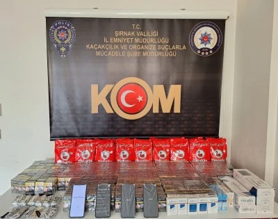 Şırnak'ta kaçakçılık ve asayiş operasyonlarında 35 kişi hakkında işlem yapıldı