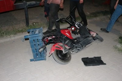 Şırnak'ta otomobille çarpışan motosikletin sürücüsü yaralandı