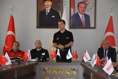 Şırnak'ta &quot;Bölgesel Afet Tatbikatı Toplantısı&quot; yapıldı