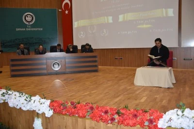 Şırnak'ta "Hafızlık ve Kur'an-ı Kerim'i G&uuml;zel Okuma Yarışması" d&uuml;zenlendi