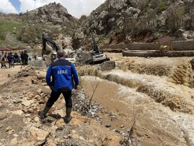 Şırnak&rsquo;ta Sağanak Nedeniyle Asma K&ouml;pr&uuml; Yıkıldı, Bah&ccedil;eler Zarar G&ouml;rd&uuml;