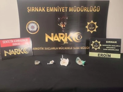 Şırnak'ta uyuşturucu operasyonunda 9 zanlı yakalandı