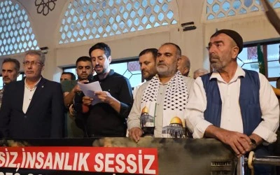 Şırnak'tan Filistin'e ve Küresel Sumud Filosu'na destek