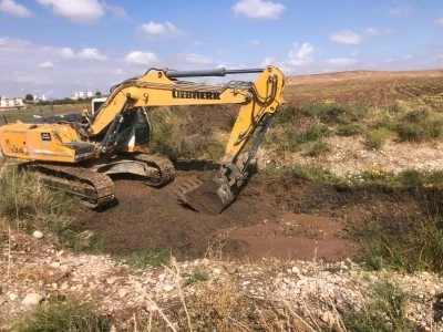 Sulama Kanalı Temizlendi